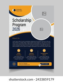 Professional Scholarship Program Flyer Template