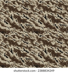 Professional seamless pixel summer camouflage for your production or design.