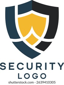 Professional security logo design featuring a shield icon for business and brand identity.