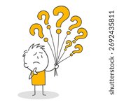 A Professional Seeking A Solution With A Bunch Of Questions Held In Hand During A Moment Of Uncertainty In Their Business Or Career Journey.