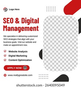 Professional SEO  Digital Management Instagram Post