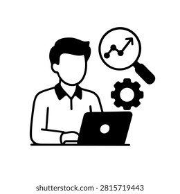 Professional SEO Specialist Analyzing Website Performance