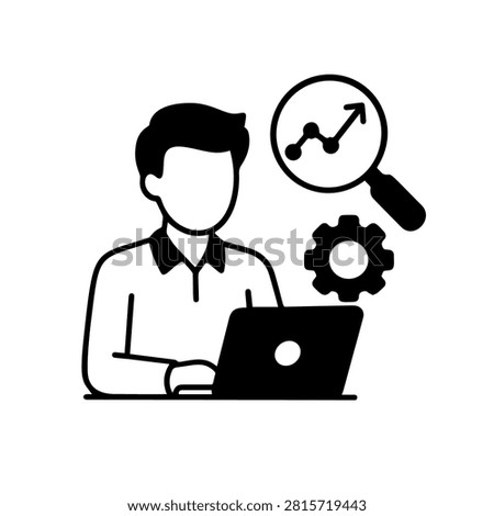 Professional SEO Specialist Analyzing Website Performance