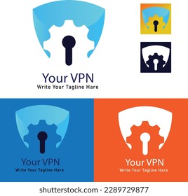 A professional shield security logo design.