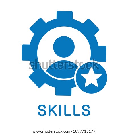 Professional Skills. Vector icon isolated on white background.