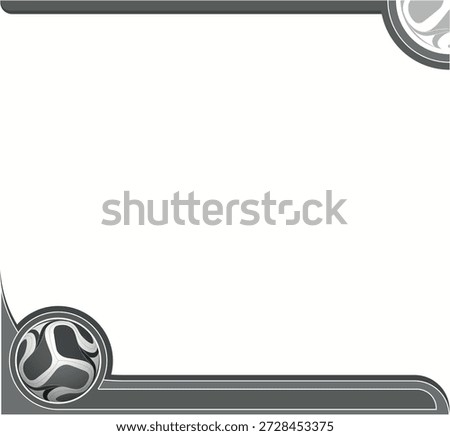Professional Soccer Ball on background Illustration for Global Tournament