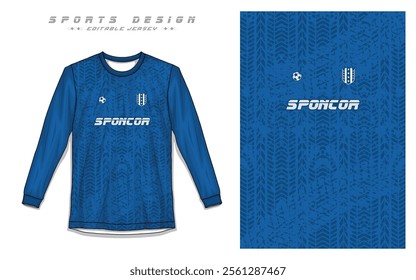 Professional Soccer Uniform, Long Sleeve Jersey, Sports Apparel Vectors Professional Football Jersey Templates