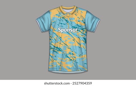 Professional Soccer Uniform Templates High-quality Athletic Shirt Textures