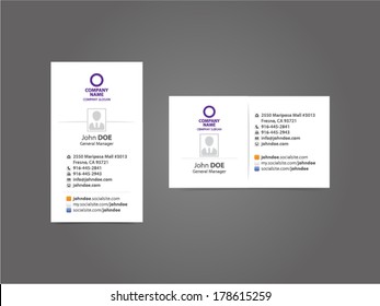 Professional Social Business Card
