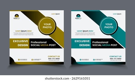 professional Social Media Banner Design template