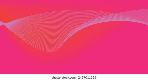 professional social media header poster style gradient banner background, abstract color wave lines neon modern lighting pink orange light purple