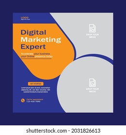 professional social media post banner