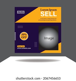 Professional Social Media Post Desing Template