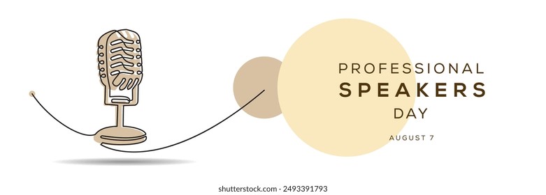 Professional Speakers Day, held on 7 August.