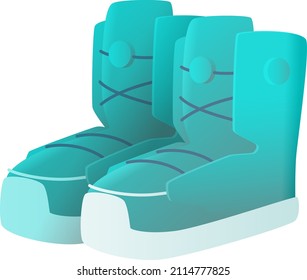 Professional special warm boots for snowboarding or skiing
