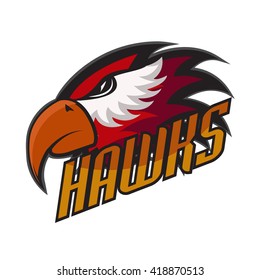 Professional sports logo hawks