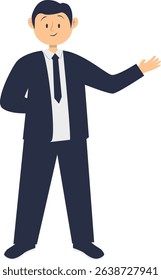 Professional Staff Character. People Labour Day Celebration. Vector Cartoon Illustration