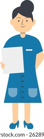 Professional Staff on Labour Day with Cartoon Design and Shape. Vector Illustration