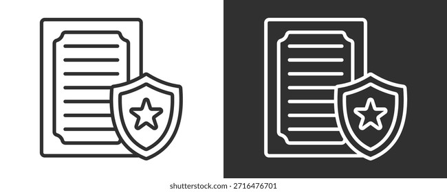 Professional Standard Icon Set Vetor Collection Isolado Em Preto E Branco
