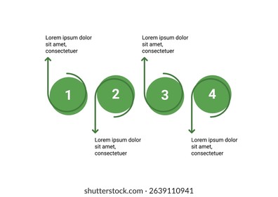 Professional Steps Infographic with Icons for Flyers, Business Presentations, Marketing Visuals, Strategy Development, and Corporate Banners