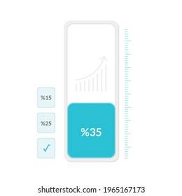 Professional steps infographic template in circular