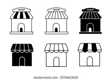 Professional Store and Shop Vector Illustrations for Brand Development, Stunning Collection of Vector Shop Silhouettes for All Design Needs, store, shop, mall, shopping, business, transaction, custome