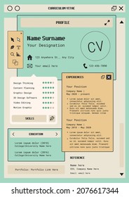 Professional Stylish Resume CV for men and women. Curriculum Vitae.