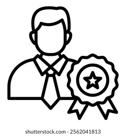 Professional Success Icon Element For Design