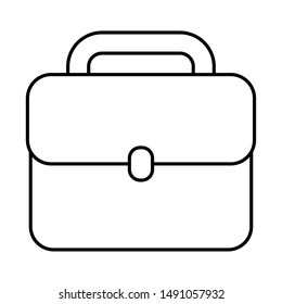 Professional suitcase design, Work occupation job corporate employee and service theme Vector illustration