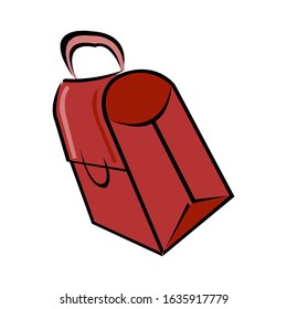 Professional suitcase design, Work occupation job corporate employee and service theme Vector illustration isolated on a white