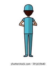 professional surgeon avatar character
