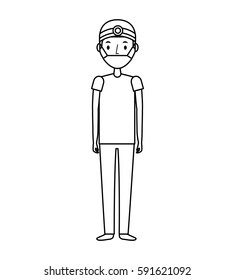 professional surgeon avatar character