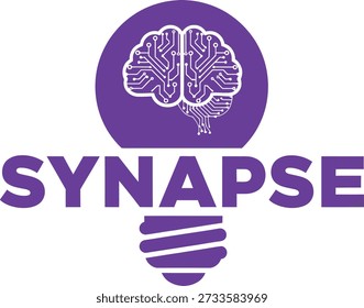 Profissional Sinapse cérebro tipografia t-shirt design vetor ilustração para neurodiversidade consciência ciência educação psicologia e saúde mental projetos em fundo transparente.
