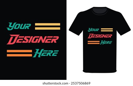 professional t shirt design template