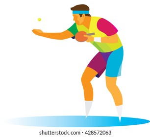 6,011 Table tennis player Stock Vectors, Images & Vector Art | Shutterstock