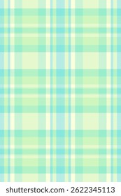 Professional tartan textile vector, bandana texture plaid background. Layered pattern seamless check fabric in light and light yellow colors palette.