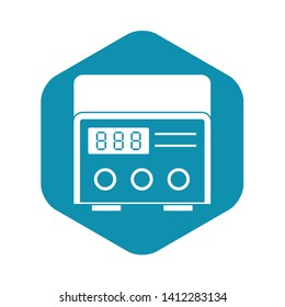 Professional tattoo machine icon in simple style isolated vector illustration