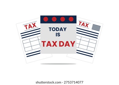 Professional tax concept background with documents and financial forms representing the tax reporting process.