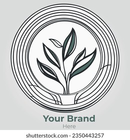 Professional Tea Logo Vector for Branding
