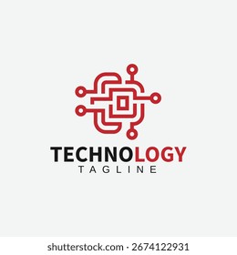 Diseño de logotipo de tecnología de Profesional con estilo futurista mínimo para la marca corporativa
