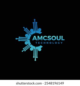 Professional Technology Logo Vector Template