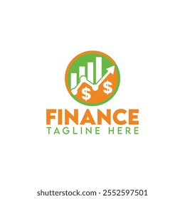 Profesional Trading Diseño de Logo con Elementos de Gráficos y Flechas para Negocios de Finanzas e Inversiones