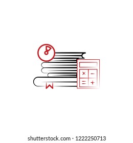 professional training 2 colored line icon. Simple colored element illustration. professional training outline symbol design from edecutaion set