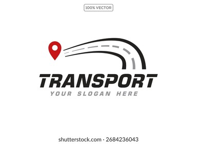 Professional Transport Vector Symbol Logo Design Illustration  