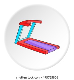 Professional treadmill icon. Cartoon illustration of professional treadmill vector icon for web