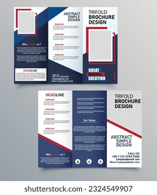 Professional Tri fold brochure design template