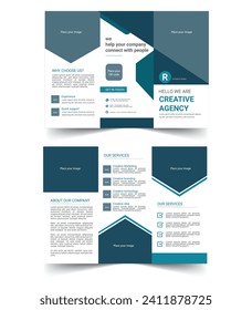 Professional Tri_fold brochure design template