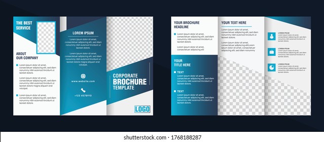 Professional Trifold brochure template design