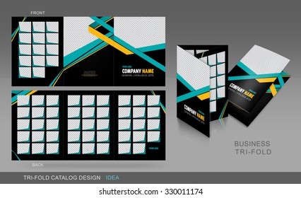 Professional Trifold Catalogue, Brochure And Flyer Template For Business Purpose