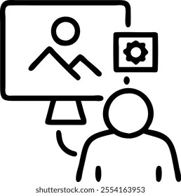 IT professional troubleshooting in a glossy abstract virtual meeting concept as Camera movement Zoom into the screen showing technical troubleshooting with vibrant abstract backgro